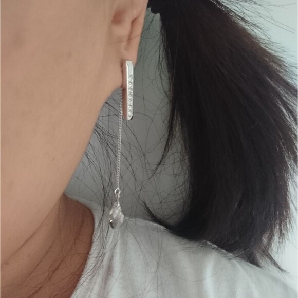 New - Swarovski dangle earrings - Picture 5 of 5